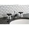 Kingston Brass KS3961PKX Duchess Widespread Bathroom Faucet W/ Brass Pop-Up, Chrome KS3961PKX - alternate 3